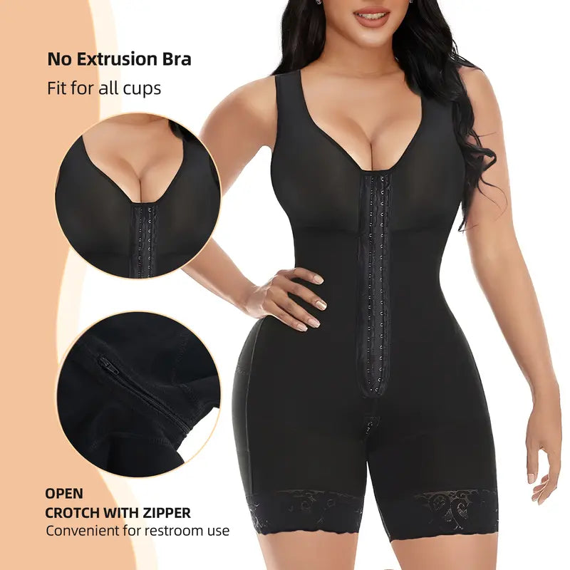 Invisible Under Any Outfit — Natural Butt Lift, Tummy Control & Easy-Zip Crotch
