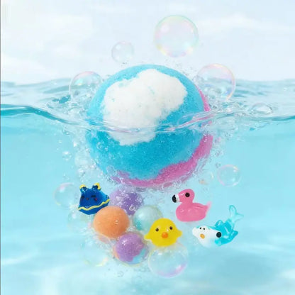 Turn Bath Time Into Something They Beg For Gentle, Kid-Safe Bath Bombs with a Surprise Inside — by WinkBead